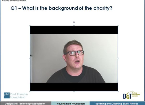 Speaking and listening through D&T projects Virtual Client Interview 2 Homeless Charity